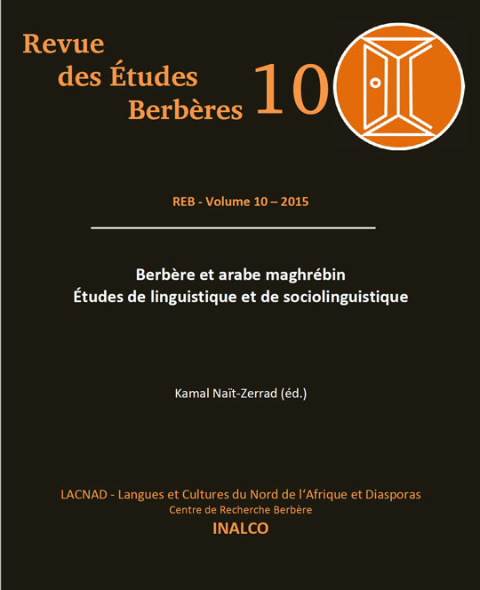 Berbère et arabe maghrébin
Études de linguistique et de sociolinguistique